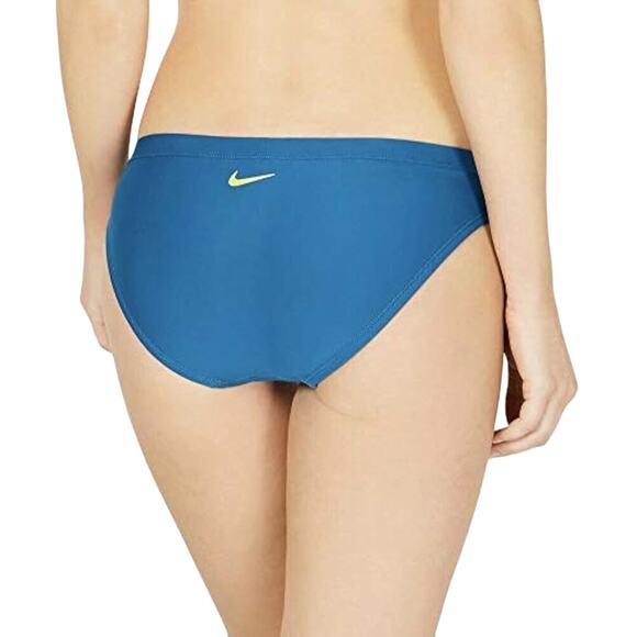 Nike Swim Green Abyss Blue Hipster Bikini Bottoms S NWT Activewear - Picture 2 of 8